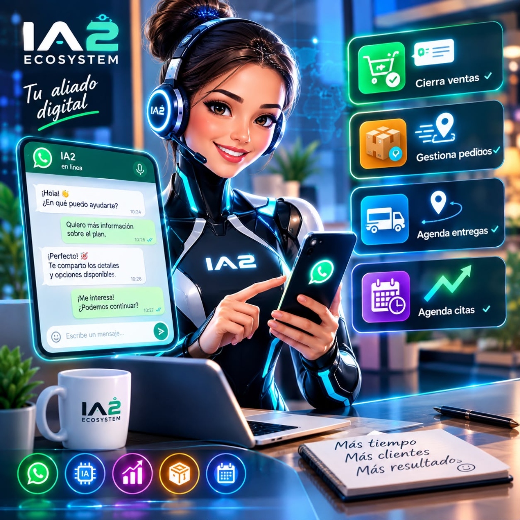 Agente Virtual IA2 para Negocios